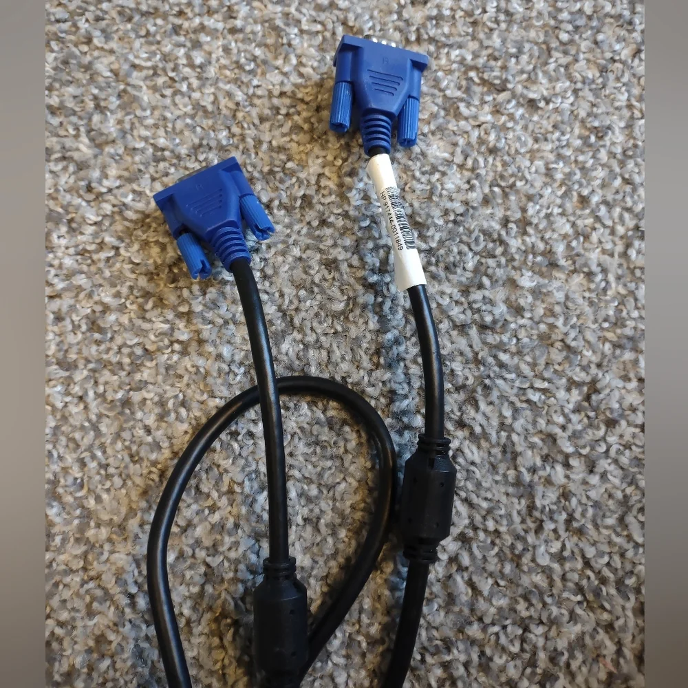 Blue VGA Cable for Computers